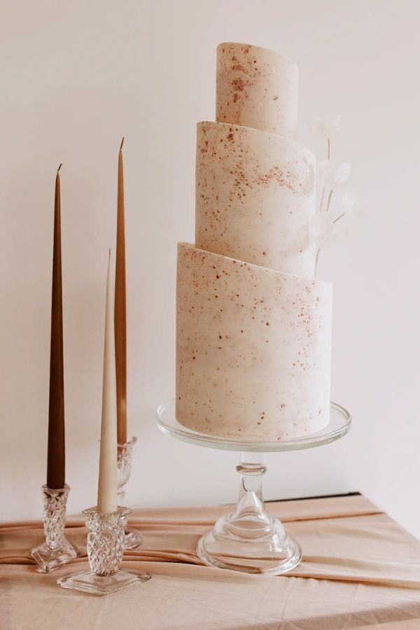 Drape Wedding Cake, Hampton Manor - Perfect Cakes Co