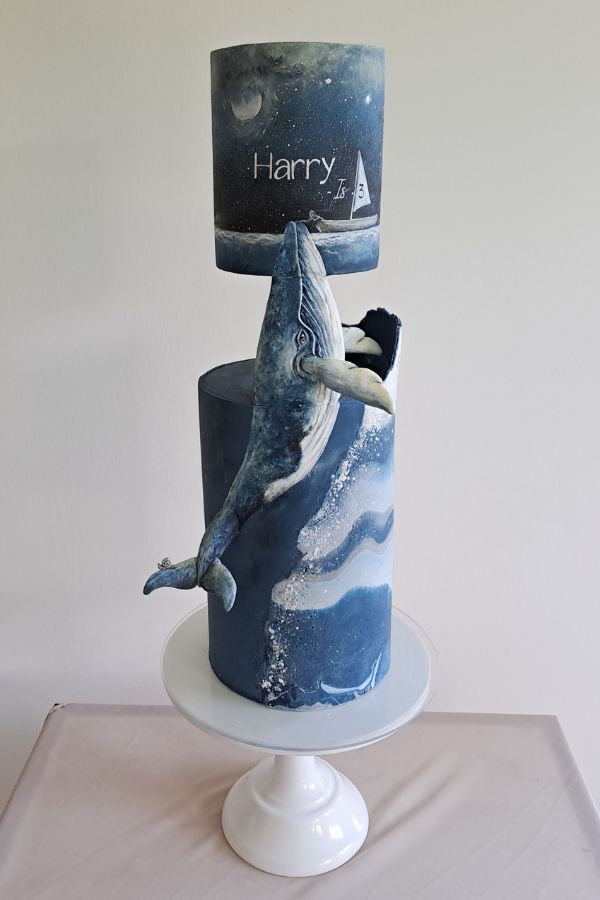 Drape Wedding Cake, Ombersley Court - Perfect Cakes Co